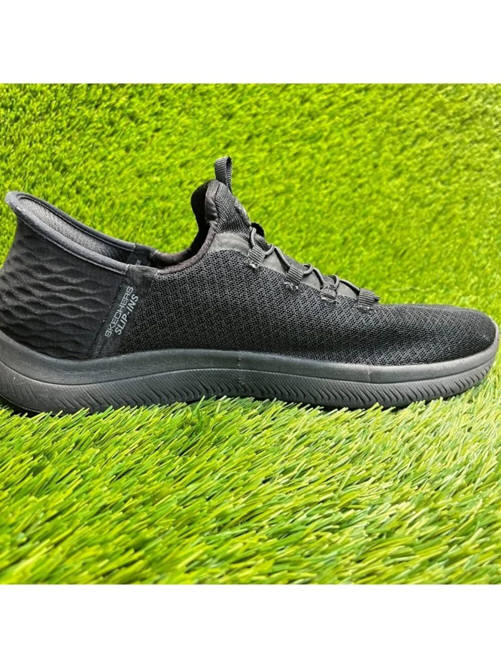 Skechers Summits Enslee Womens Size 10 Black Slip Resistant Work Shoes Sneakers